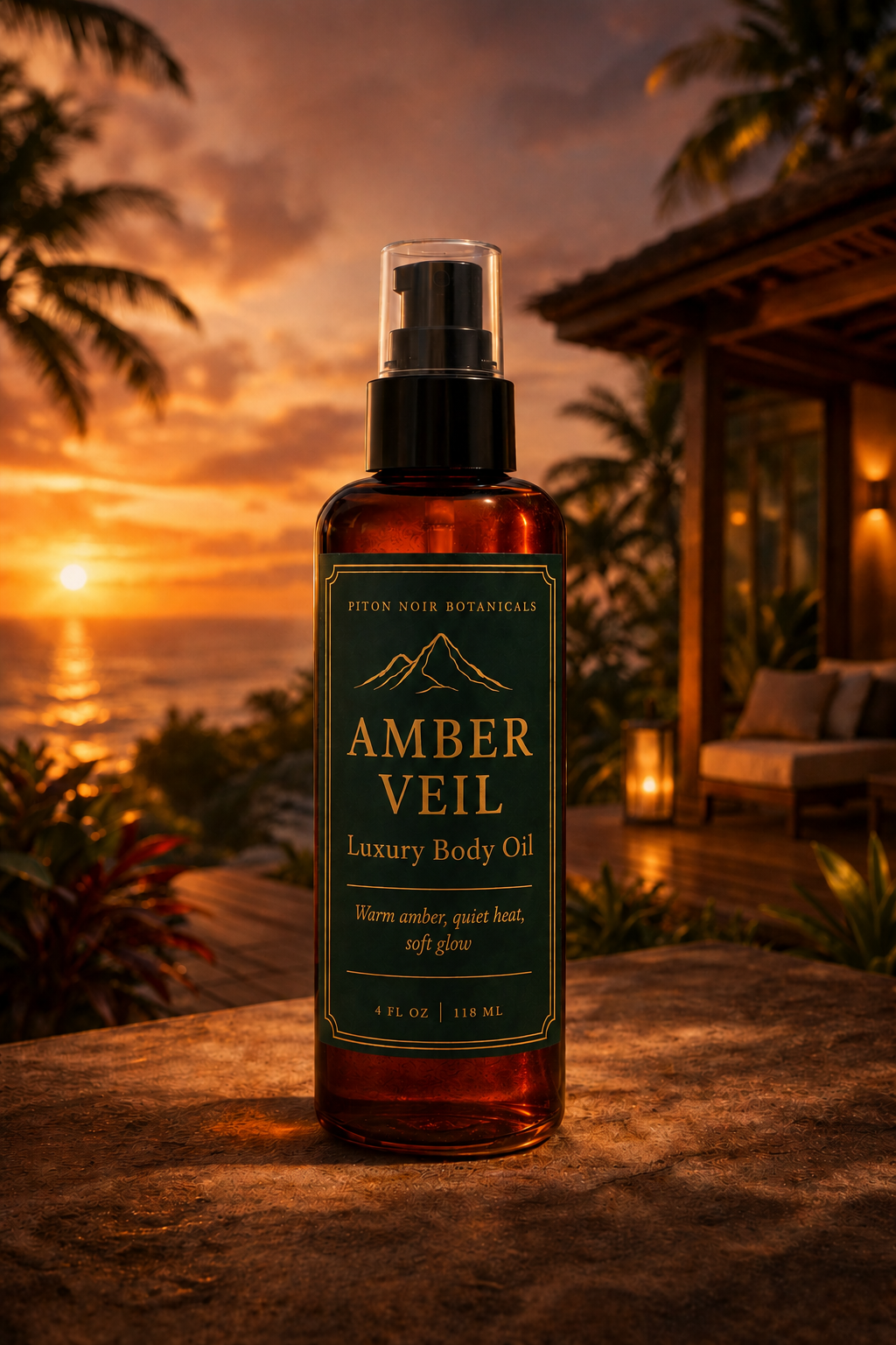 Amber Veil — Luxury Body Oil
